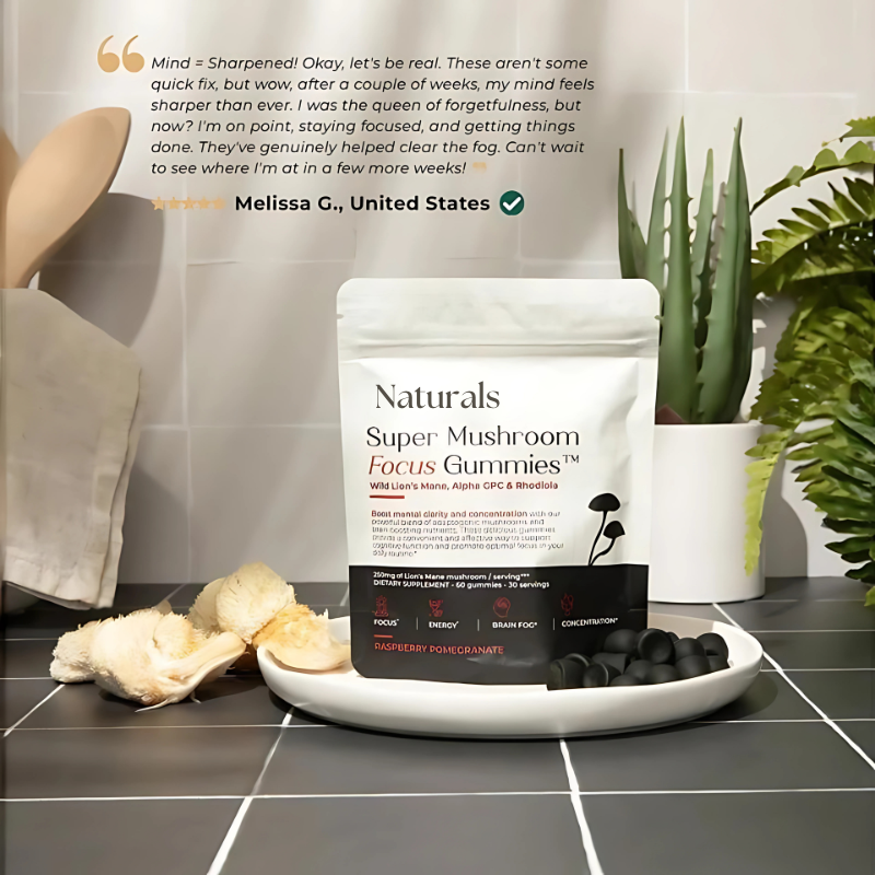 Naturals™ Super Mushroom Focus Gummies