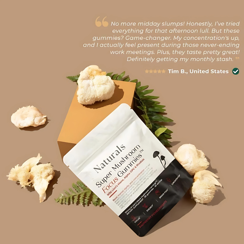 Naturals™ Super Mushroom Focus Gummies